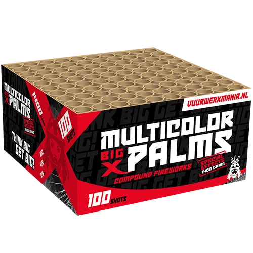 'BIG X' Multicolor Palms 100's Geisha