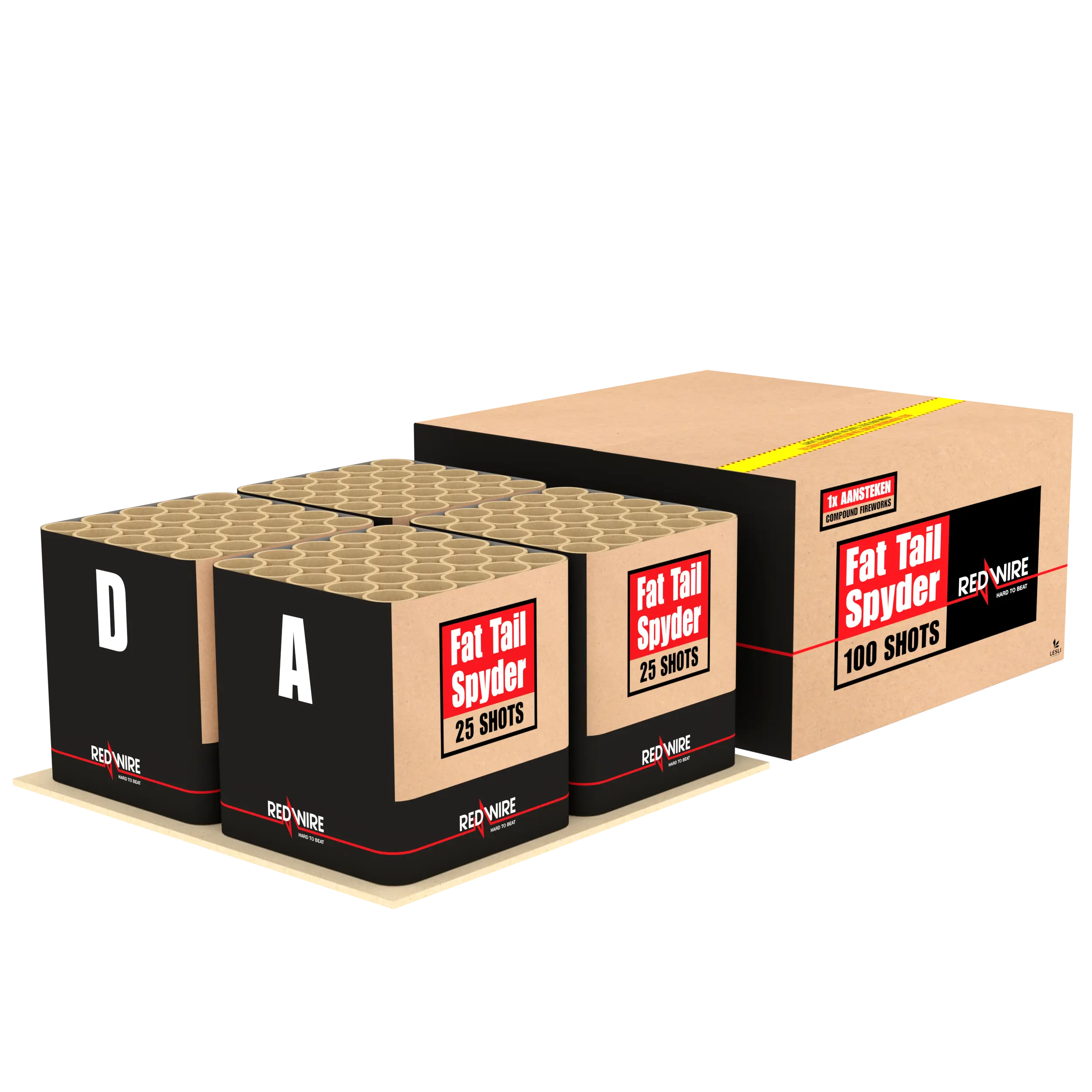 COMBIDEAL #13 Fat Tail Spyder + Super Machine Lesli 190 Schuss Lesli