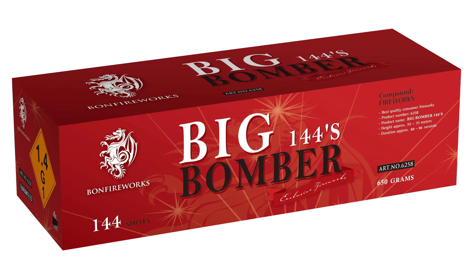 Big Bomber 144's BONFIREWORKS Rubro