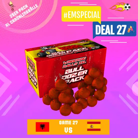 #DEAL 27 ⚽ Bulldozer Pack 25er Pack VOLT!