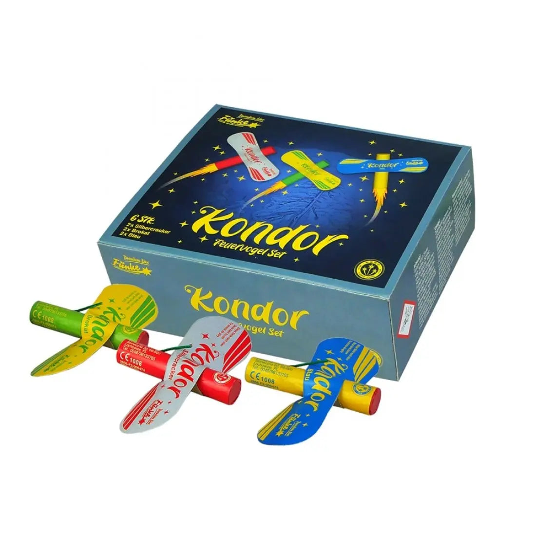 Kondor-Feuerwirbel Feuervogel 6er Pack Funke
