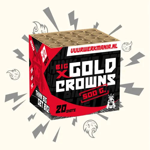 'BIG X' Gold Crowns 20's Geisha