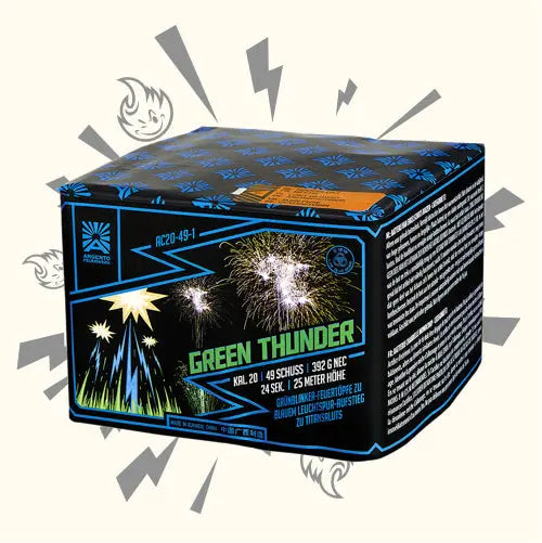 Green Thunder 49sh Argento