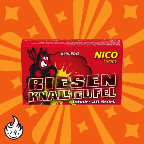 Knallteufel Riesen Knallerbsen 40er Pack F1 Nico
