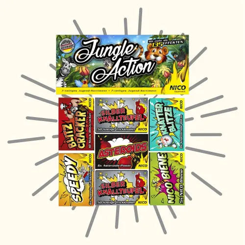 Nico Jungle Action 135 Effekte Jugendsortiment F1 Nico