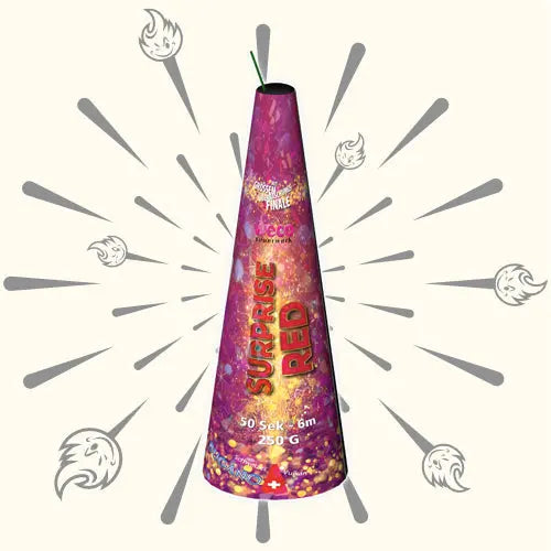 Weco Bugano Überraschungsvulkan Rot 6m Weco