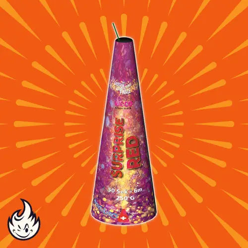 Weco Bugano Überraschungsvulkan Rot 6m Weco