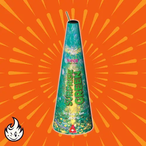 Weco Bugano Überraschungsvulkan Grün 6m Weco