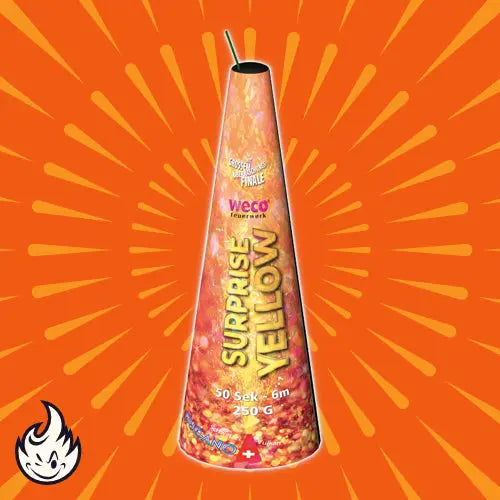 Weco Bugano Überraschungsvulkan Gelb 6m Weco