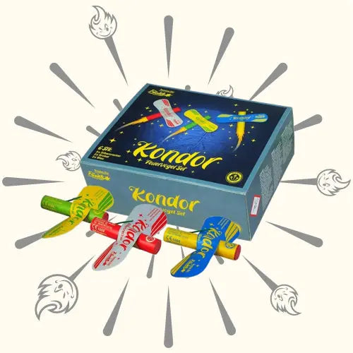 Kondor-Feuerwirbel Feuervogel 6er Pack Funke