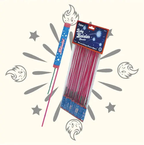 Funke Baby-Raketen Titansalut 50er Pack Funke