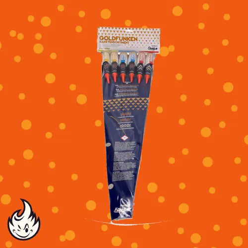 Goldfunken Raketen Funke