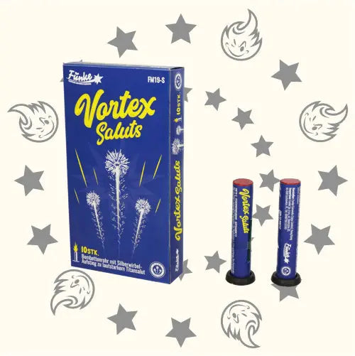 Vortex 10er Pack Bombettenrohr 19 mm Funke