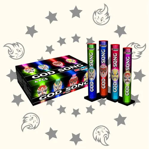 RIAkeo God Song - 4er Pack Single Shots RIAkeo