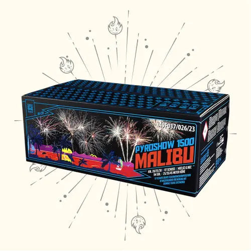 Pyroshow 1500-A Malibu 117sh Argento