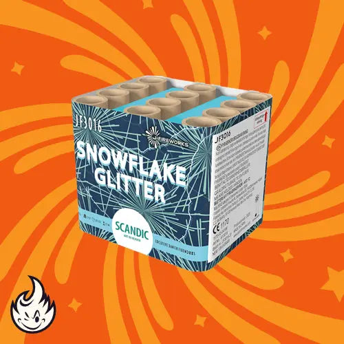 Scandic Snowflake Glitter 12sh Scandic