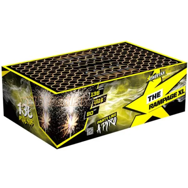 The Rampage XL Box - Mega Verbundfeuerwerk Geisha