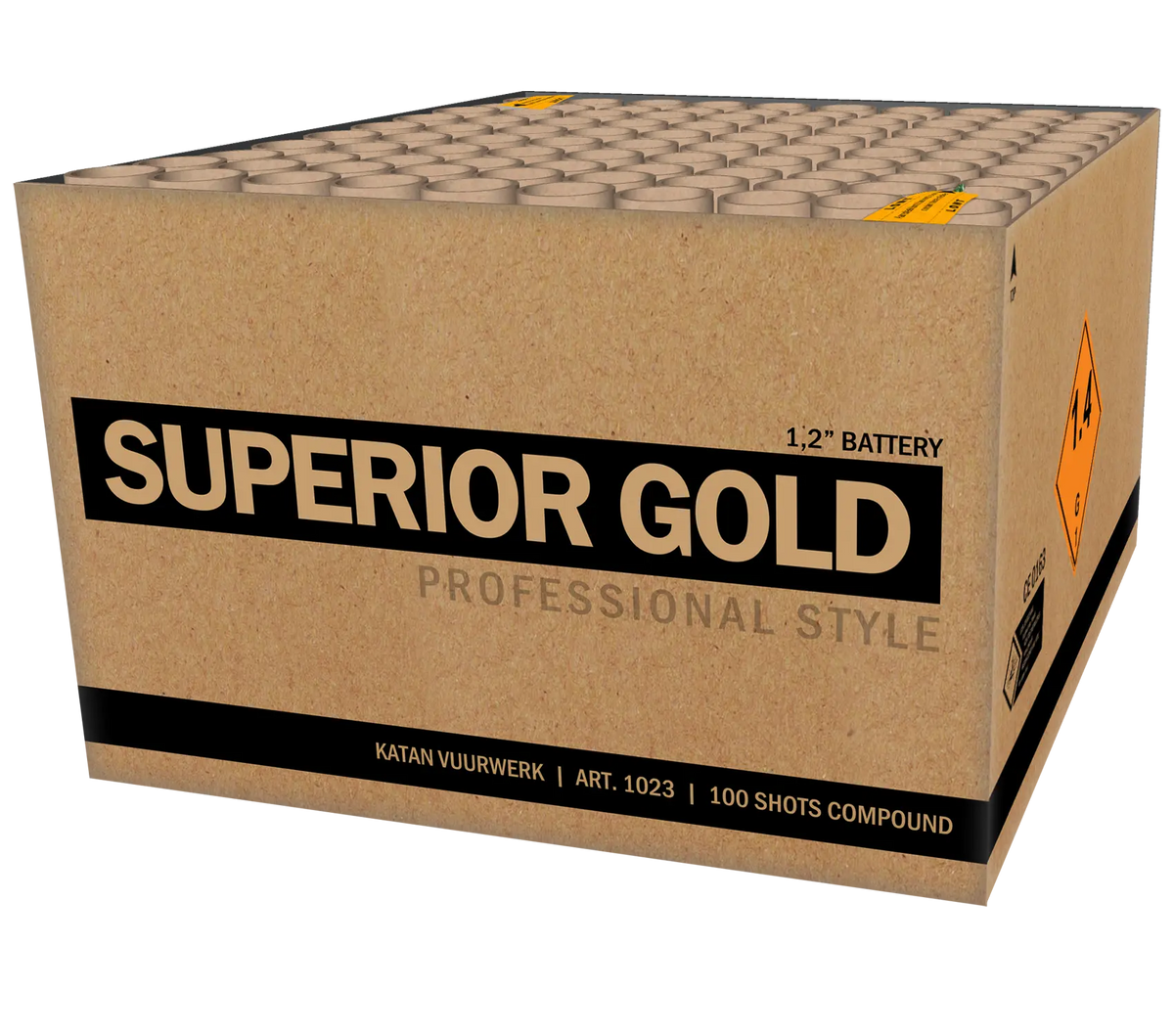 Katan Superior Gold 100 Schuss Verbundfeuerwerk