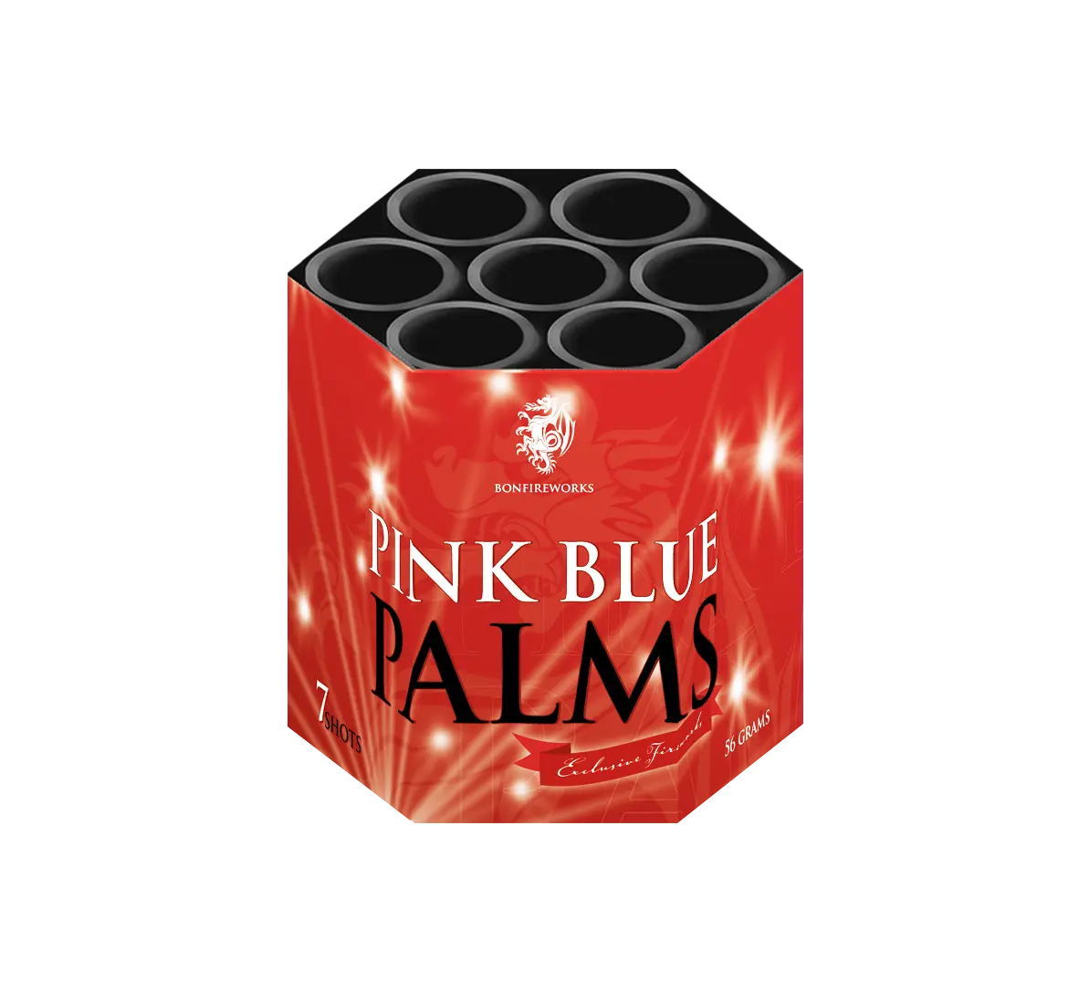 Pink Blue Palms 7’s BONFIREWORKS Rubro
