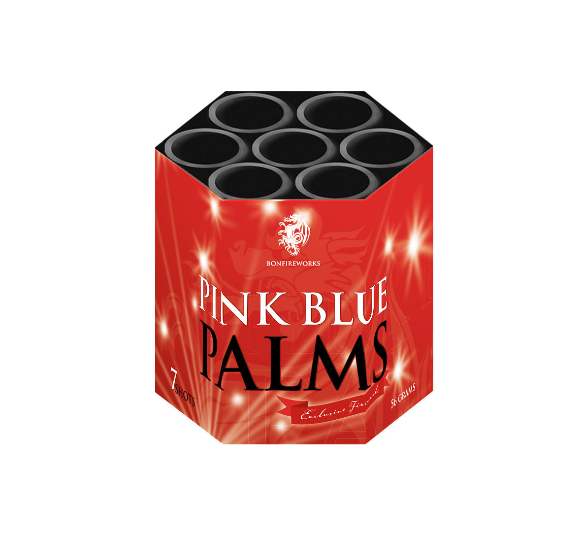 Pink Blue Palms 7’s BONFIREWORKS