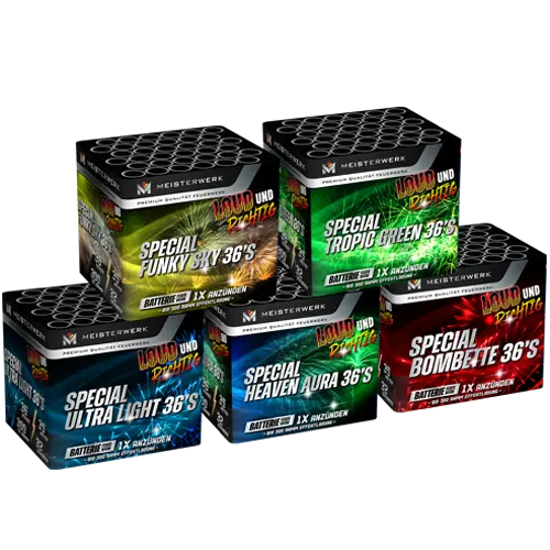 Special 5 Assortment 5er Set 180 Schuss Geisha