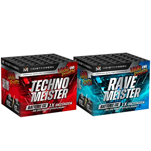 #DEAL 28 ⚽ Techno Meister + Rave Meister 72 Schuss #COMBIDEAL 🚀 Geisha