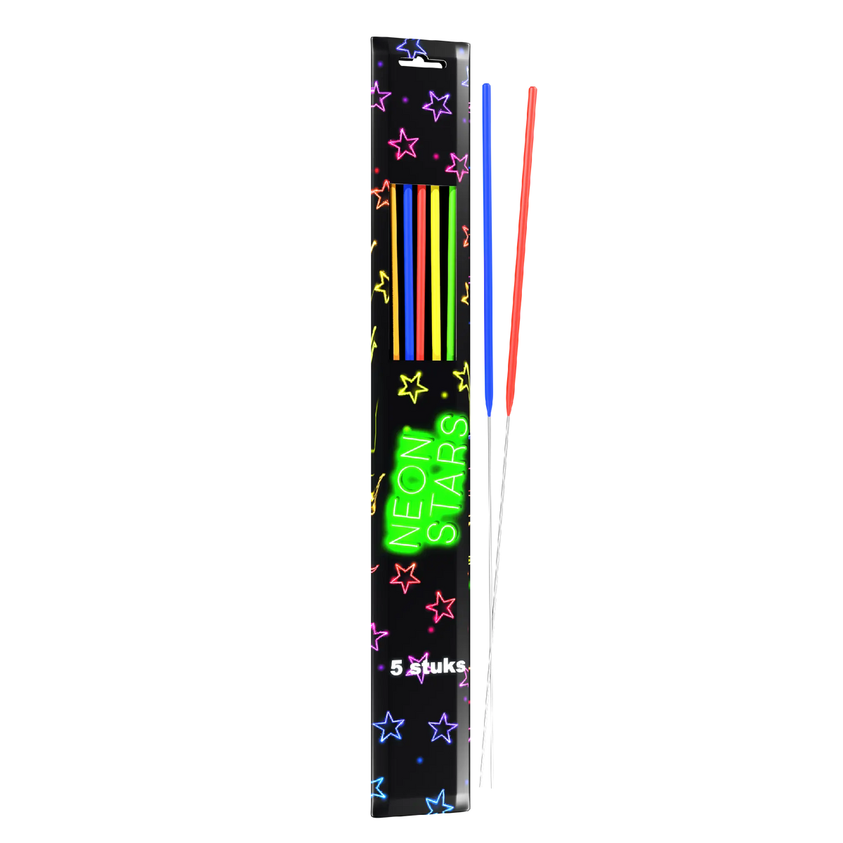 Neon Stars 5er Pack mix Wunderkerzen F1 Lesli
