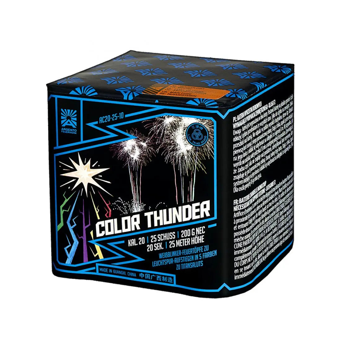 Color Thunder 25sh Argento