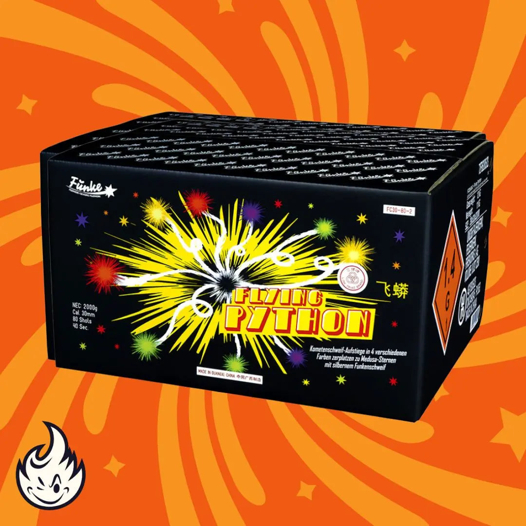 Funke Rising Python Funke Flying Python Flowerbed | Feuerwerk online kaufen