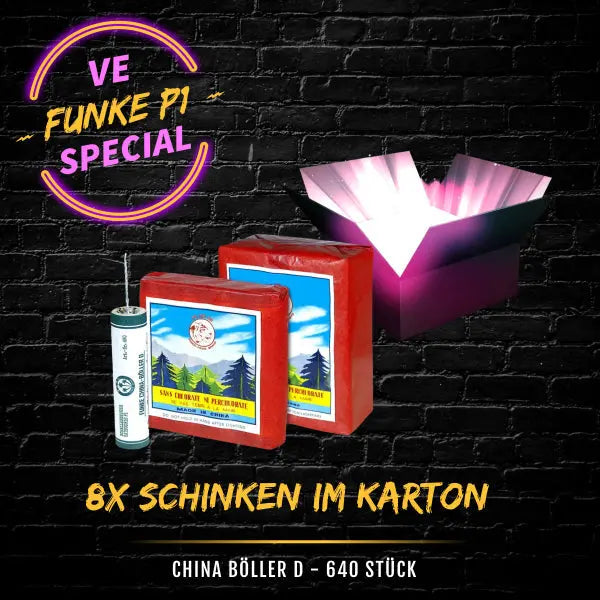 Funke China Böller D - 8 Schinken P1 VE | Special (Batch 2023) Funke