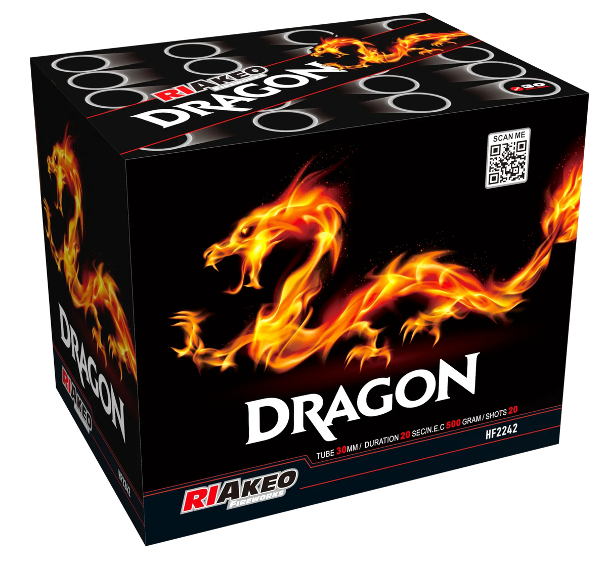 RIAkeo Dragon Fan Shape 20sh RIAkeo