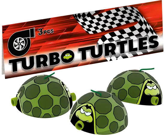 Turbo Turtles 3er Pack Lesli