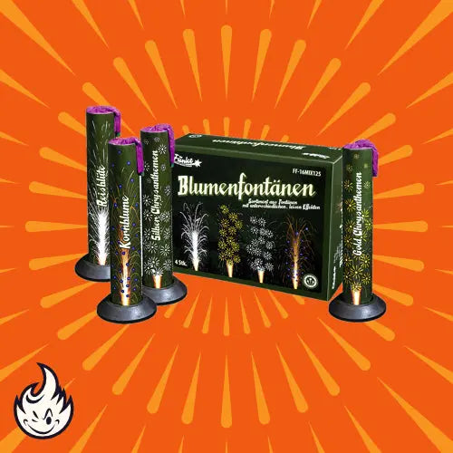 Funke Blumenfontänen 4er Pack Bodenfontänen Funke