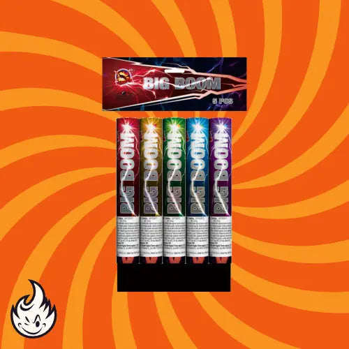 SRPyro Big Boom 5er Pack Single Shots 30 mm SRPyro
