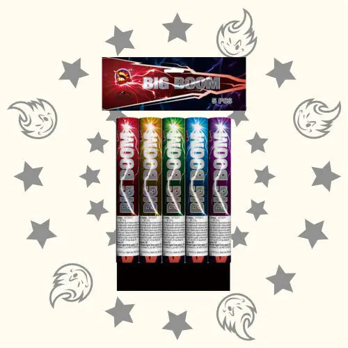 SRPyro Big Boom 5er Pack Single Shots 30 mm SRPyro