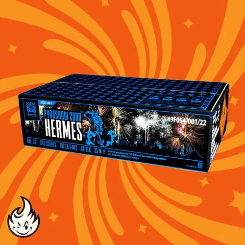 Argento Pyroshow 2000 Hermes 240 Schuss mixed Argento