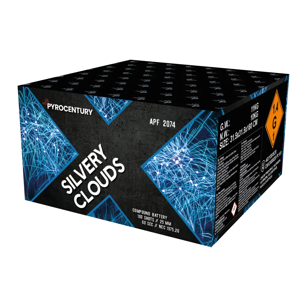 #DEAL 38 ⚽ Pyrocentury Silvery Clouds 100sh Compound Pyrocentury