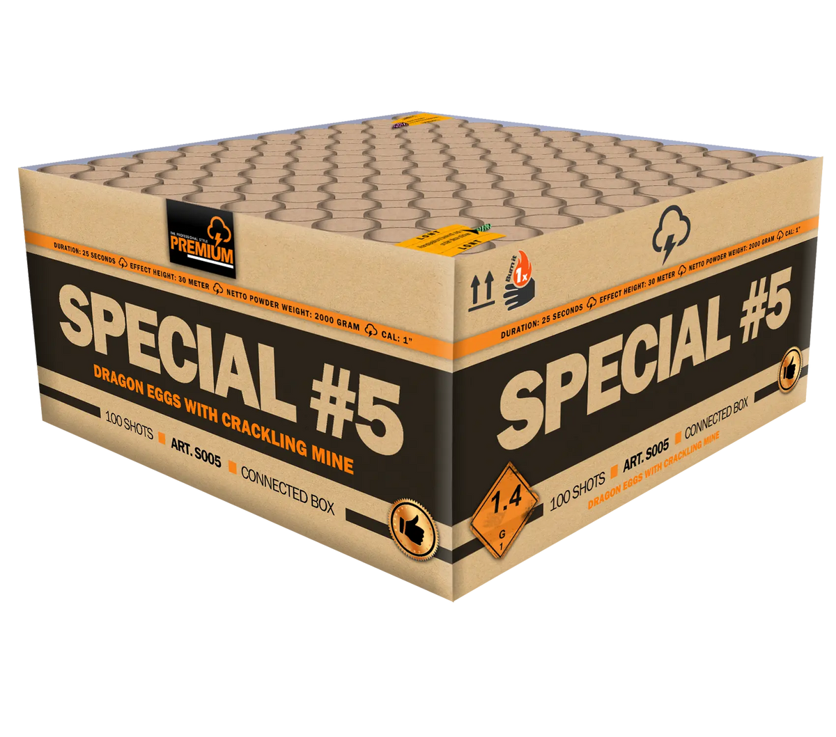 Katan Special #5 100 Schuss Verbundfeuerwerk 25 mm