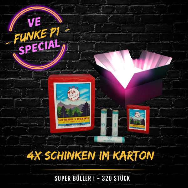Funke Super-Böller 1 - 4 Schinken P1 VE | Special (Batch 2023)