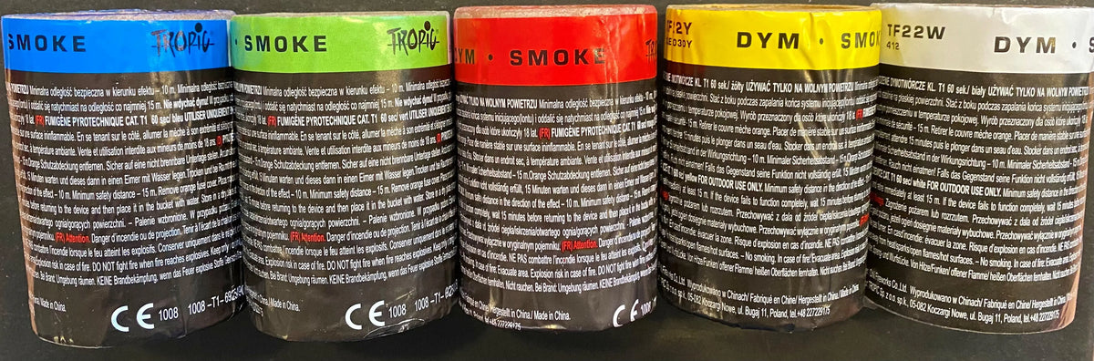 Rauchtopf Smoke 60 sek 50 mm I 5 Farbvarianten Tropic