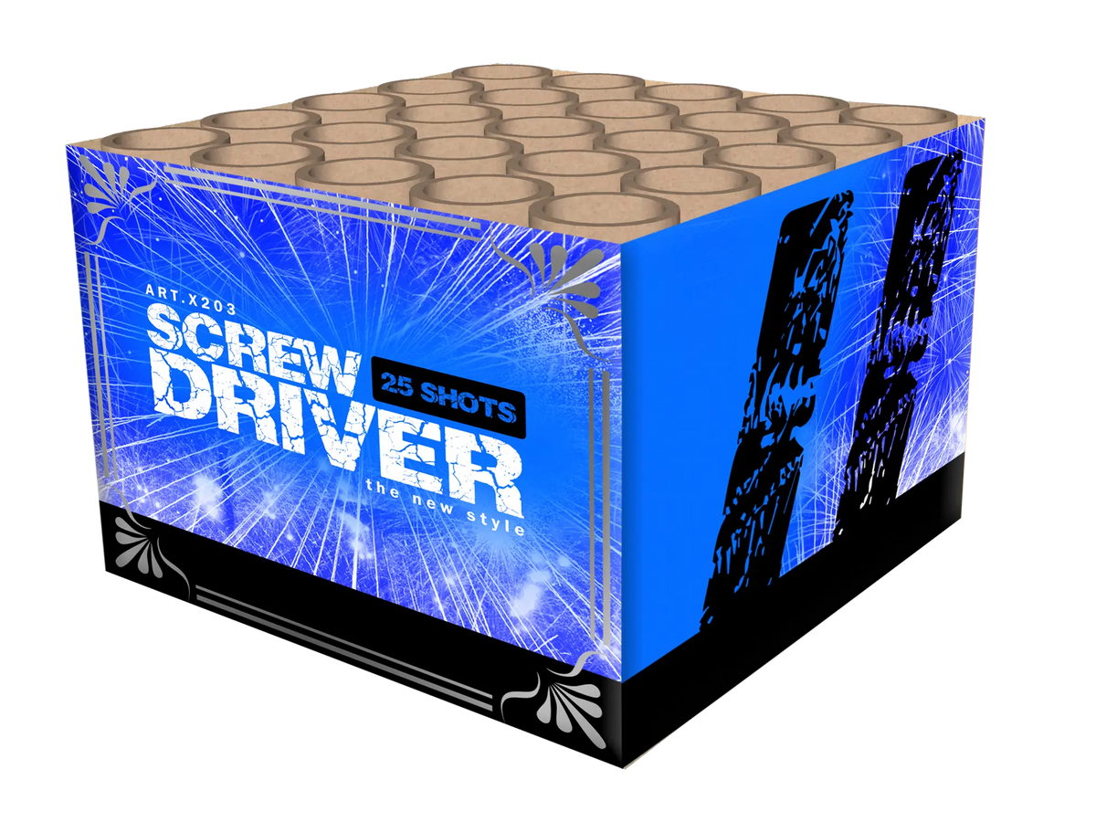 Katan Screwdiver 25 Schuss Feuerwerksbatterie