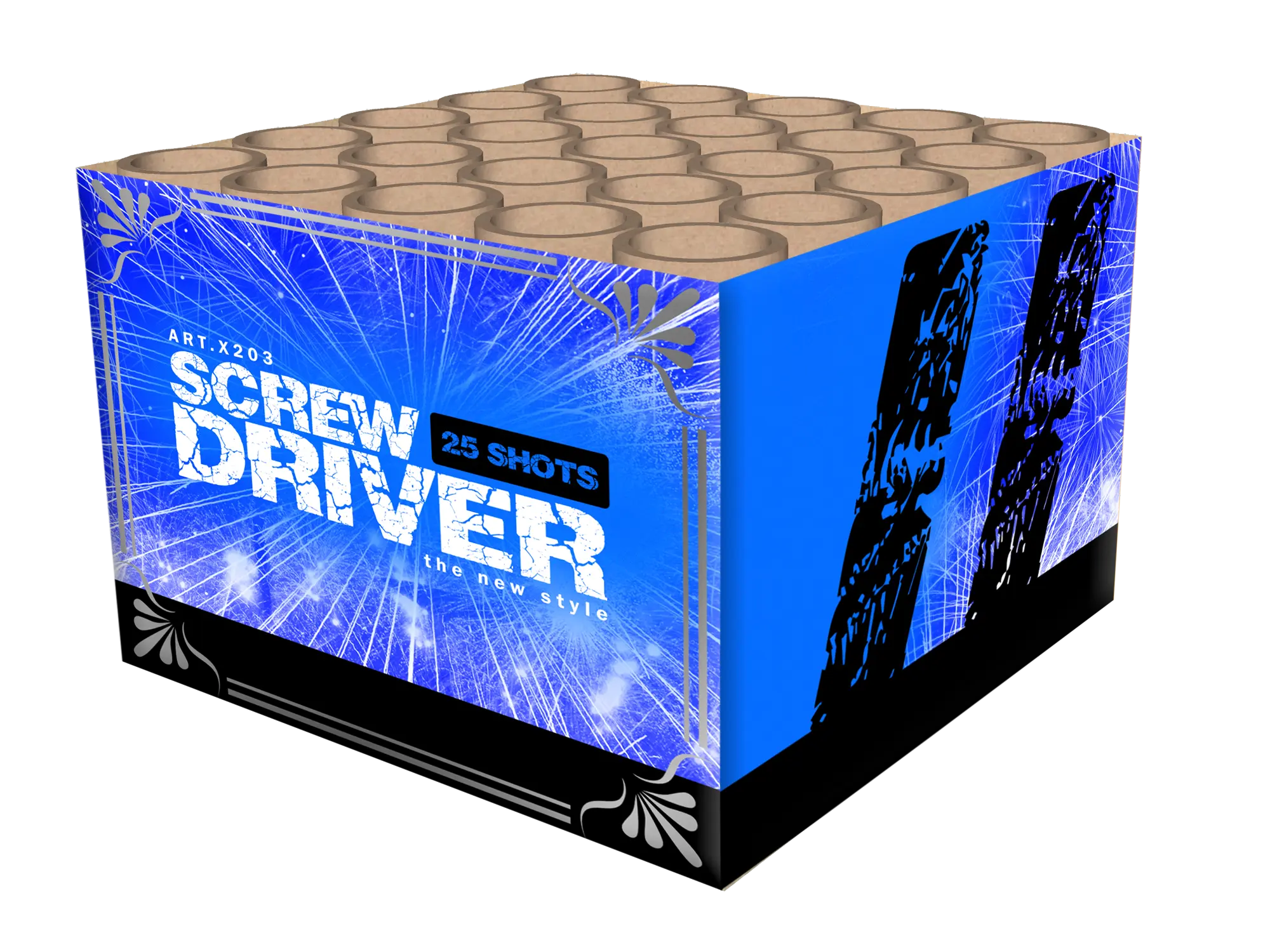 Katan Screwdiver 25 Schuss Feuerwerksbatterie