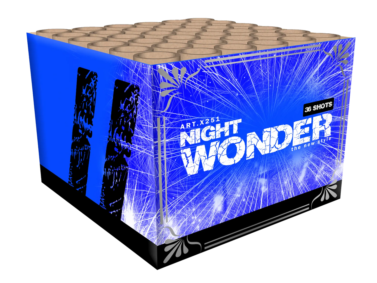 Katan Night Wonder 36 Schuss Feuerwerksbatterie