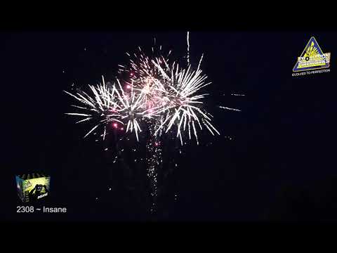 EVOLUTION Fireworks Insane 40 Schuss Titansalut Feuerwerksbatterie Video