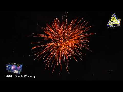 EVOLUTION Fireworks Double Whammy 80 Schuss Verbundfeuerwerk 25 mm Video