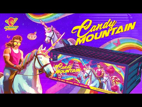ALBERT Candy Mountain 100sh Verbundfeuerwerk 🚚 1.4G
