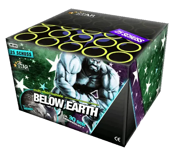 Katan Below Earth 25 Schuss Feuerwerksbatterier