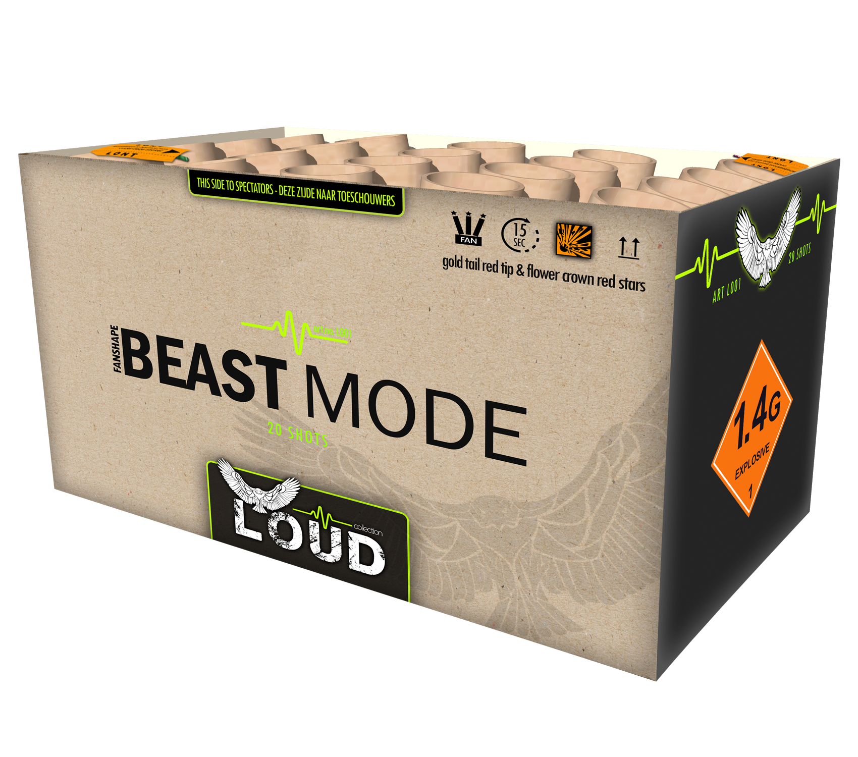 Katan Beast Mode Feuerwerksbatterie