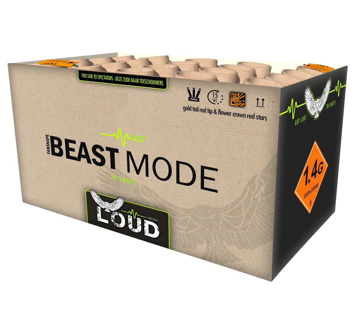 Katan Beast Mode Feuerwerksbatterie