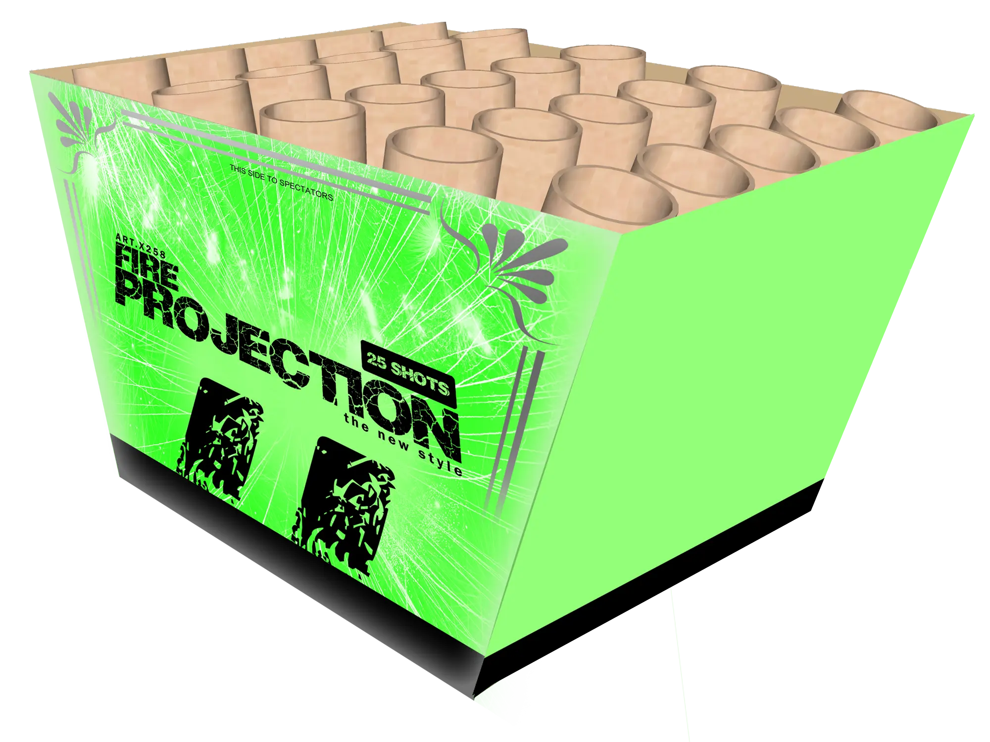 Fire Projection 25sh Katan